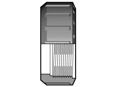 Фото Накидная гайка для BIV ПВХ FIP 1/2"